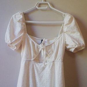 White summer dress